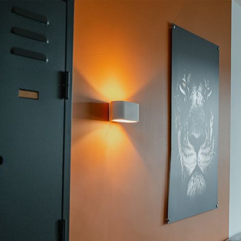 Modern Wall Lamp White Flat - Gipsy Arles