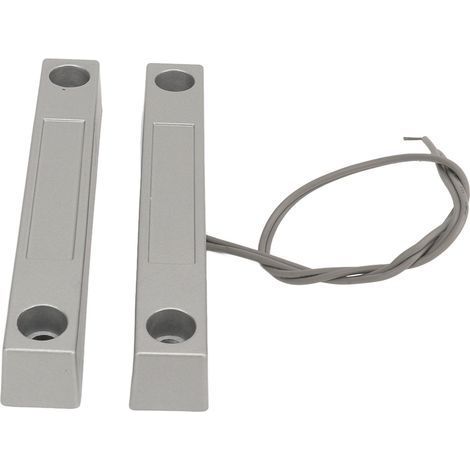 Contact de porte roulante, interrupteur à lames magnétique, alarme de porte NC réactive pour garage, entrepôts industriels, magasins (1/5)