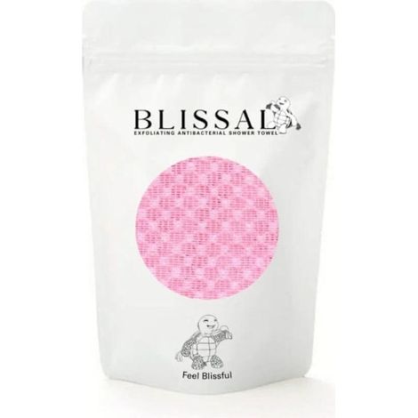 Blissal – Blissal Peeling-Duschtuch, Blissal Peeling-Badetuch – rosa, 1 Stück (23 × 100 cm) (1/5)