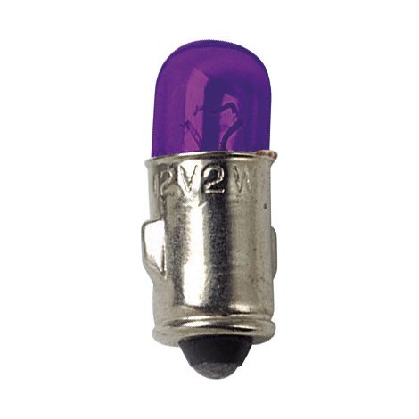 12V Lampada mignon - 2W - BA7s - 2 pz - D/Blister - Viola (1/4)