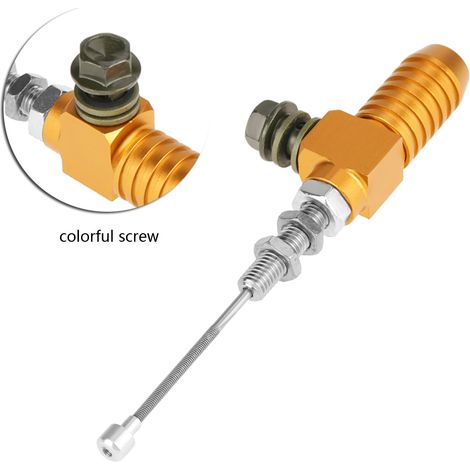 Universeller hydraulischer Kupplungsgeberzylinder M10x1,25 mm für Motorräder, Bremspumpenstange, goldfarben (1/5)