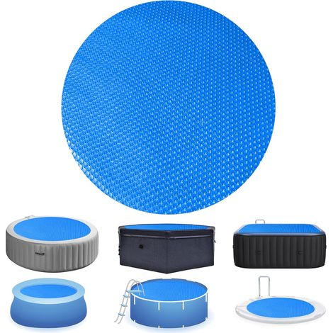Cubierta para piscina al aire libre, cubierta para piscina de PE, cubierta solar redonda para piscina (1/5)