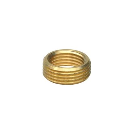 GHIERA DI RIDUZIONE OTTONE LUCIDO- - F 1/2 M 3/4 - 50 pezzi