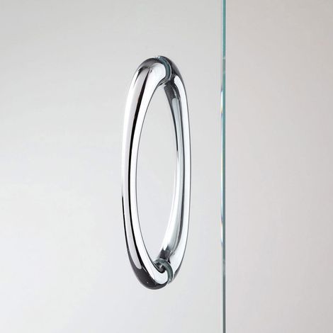 Idralite – Porte de douche coulissante 120 cm – Verre de sécurité 6mm – Hauteur 185 cm – Système Click&Clean – Ouverture à droite ou gauche