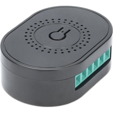 Interrupteur Variateur Mini Intelligent Gradation Continue Partageable Trois Méthodes de Câblage Contrôle Double via Application pour Lumière WIFI Noir
