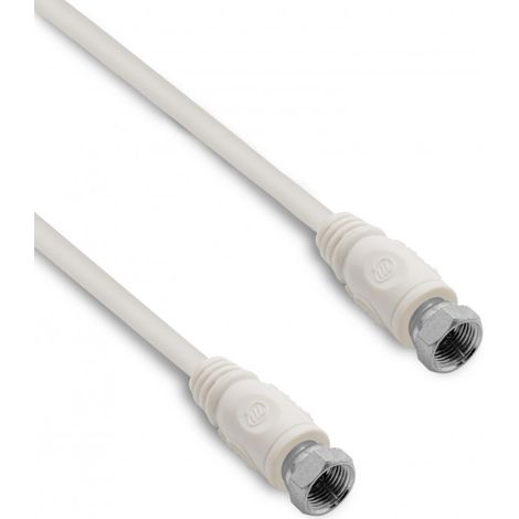 Câble TV satellite coaxial fiches F mâle/mâle 5 m (1/2)