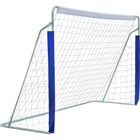 Fußballtor 243,84 x 152,4 x 91,44 cm, blau, mit Netz und Tragetasche (1/5)