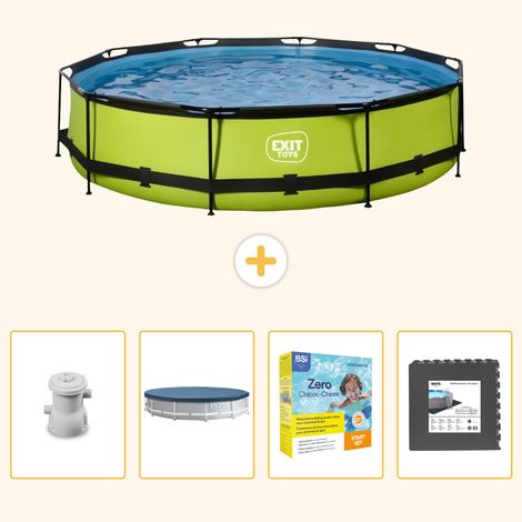 Exit-toys Piscine Exit Ronde - 360x76 cm - 5-pièces S259 (1/5)
