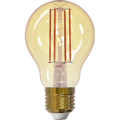 Link2Home L2HFE276W Wi-Fi LED ES (E27) GLS Filament Dimmable Bulb, White 470 lm 5.5W LTHFE276W (1/2)
