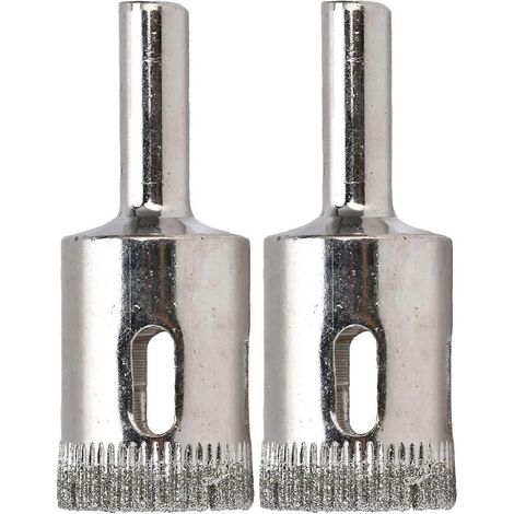 2-teiliges Lochsägen-Öffner-Diamantbohrer-Set (22 mm) für Keramik und Glas