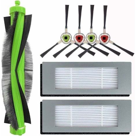 Kit de accesorios de limpieza de repuesto para la aspiradora iRobot Roomba Combo 113 R113840, repuestos para robot aspirador, 1 cepillo giratorio + 2 filtros + 4 cepillos -Crezuo (1/4)