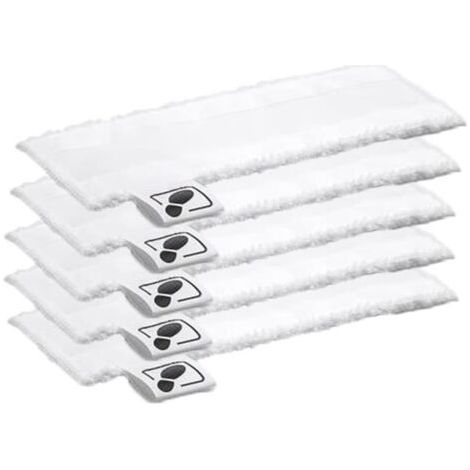 Lot de 5 Tampons en Tissu Microfibre pour Nettoyeur Vapeur EasyFix SC2 SC3 SC4 SC5 (1/4)