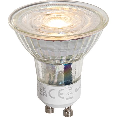 LUEDD Bombilla LED GU10 50mm Clara 1W 80 lm 2200K