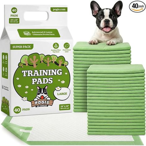 Training Pads for Dogs - Eco-Friendly, Absorbent and Odour Resistant - 40 (60 × 60 cm) (1/5)