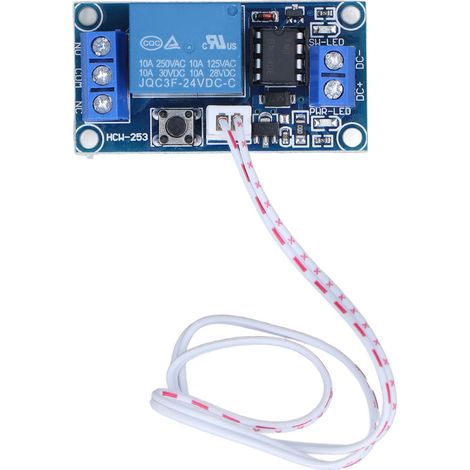 Module de relais autobloquant, composants électroniques, carte de relais de commande bistable simple 24 V (1/5)