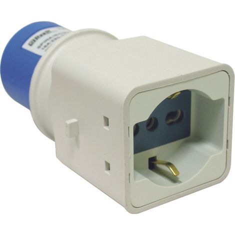 Reer ADATTATORE INDUSTRIALE CEE spina industriale/schuko 2P+T 10.00 pz