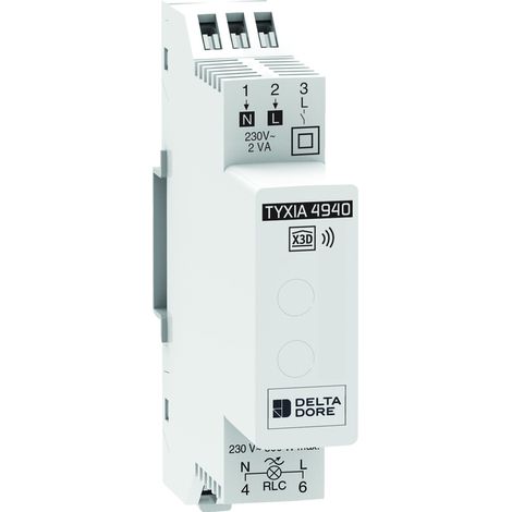 DELTA DORE - 6351387 Ricevitore modulare variatore per l'illuminazione Tyxia 4940 - Delta Dore