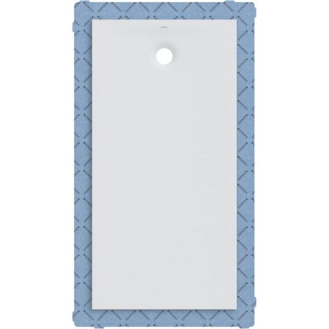 Geberit plato de ducha rectangular Olona 80x160 cm, altura 4 cm, (1/3)