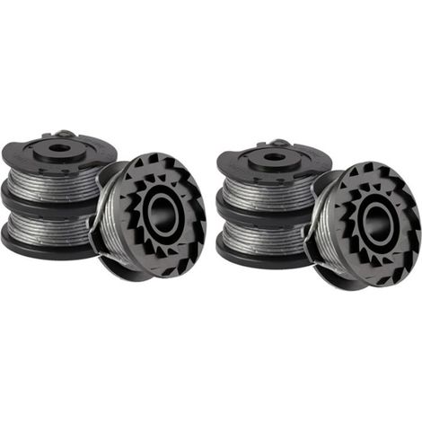 Lot de 6 bobines de fil pour coupe-bordure Bosch ART 23 SL/ART 26 SL, bobine de rechange en nylon (F016800569+F016800385), diamètre : 1,65 mm, 4,9 m (1/5)