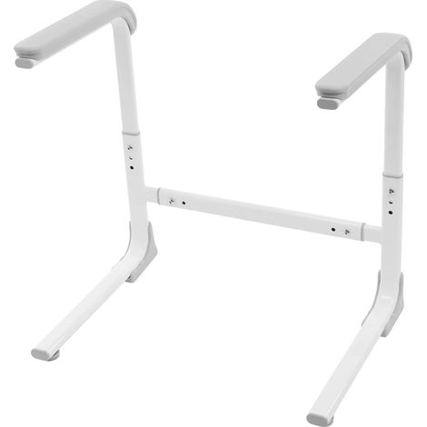 Stehhilfe Handlauf, verstellbare Höhe, unterstützt bis zu 150 kg, Grau (1/2)