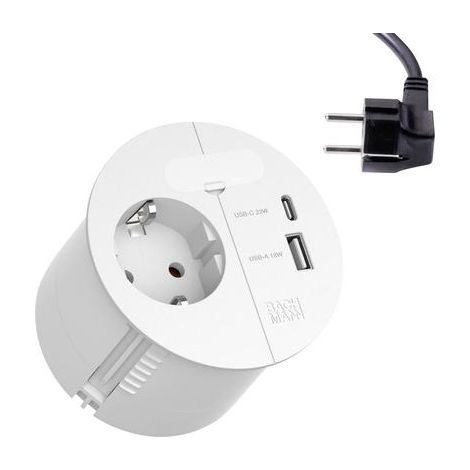 Bachmann LOOP IN CHARGE multiprise blanc chargeur USB 22W
