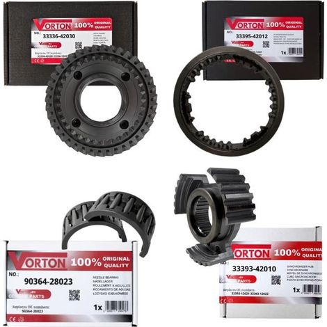 Kit riparazione 5ª marcia cambio manuale Toyota (33336-42030 33395-42012 33393-42010 90364-28023) Cuscinetto Ruota dentata 39 denti