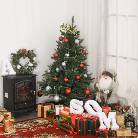 Weihnachtsbaum Christbaum Kunsttanne, 1,2 m, inkl. Ständer, Ø85 cm x 120 cm, Grün (1/5)