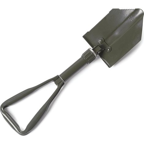 TrAdE Shop Traesio - Pala Badile Pieghevole Neve Auto Campeggio Emergenza Sega In Robusto Metallo -