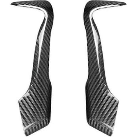 Autocollant en fibre de carbone pour bouton de réglage de rétroviseur intérieur (compatible BMW 595 et 695, conduite à gauche). (1/5)