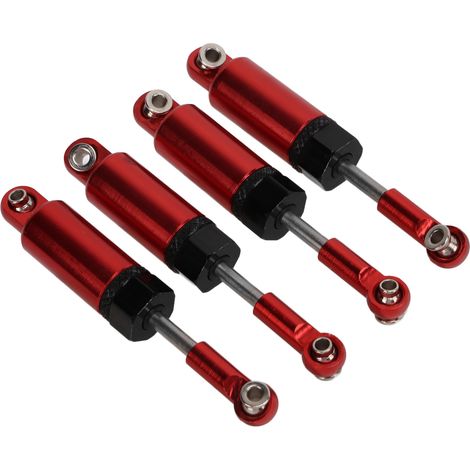 Satz mit 4 verstellbaren Metallstoßdämpfern für MN 1/16 ferngesteuerte Autos (rote Ersatzteile) (1/5)