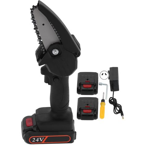 Scie électrique mini FYD-003, mode charge, outils de jardinage pour élagage du bois, noir, prise AU 110-240V (1/5)