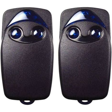 2 télécommandes de porte de garage électriques Flo2r-s 433,92 MHz à 2 boutons, compatibles avec les télécommandes de porte de garage Nice Remote TRIMEC (1/4)