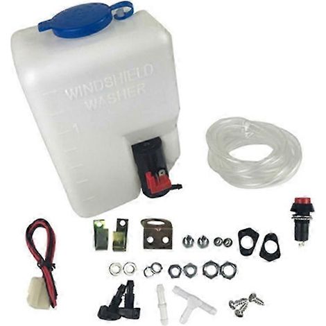 Kit de pompe à réservoir lave-glace 12 V 1,5 L pour moto et voiture (PA) (1/5)