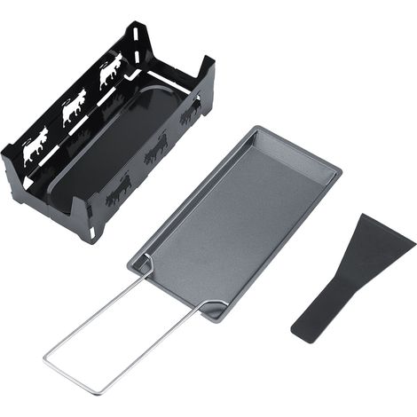 Raclette Portable Non Adhésive - Plateau à Fromage et Gril pour Cuisine Domestique