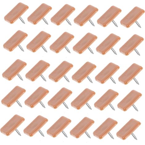 Clous coulissants carrés pour meubles, rectangulaires, en plastique (1/5)