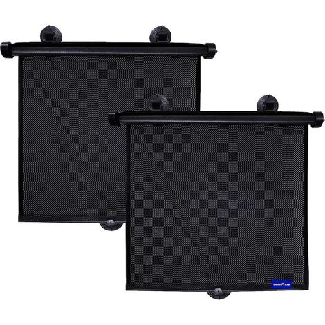 GOODYEAR SUN ROLLER BLINDS CAR X2 WINDOW SUN SHADE SCREEN PROTECTOR KIDS 904552