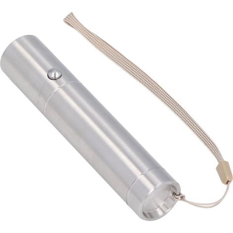 Mini lampe torche LED de poche en acier inoxydable à 3 modes, idéale pour le camping et les situations d'urgence en extérieur. (1/5)