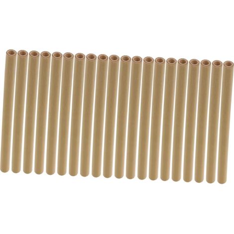 20 Tubes à Abeilles Maçonnes en Bambou, Nid Réutilisable pour Ruche, Structure Alvéolée, 20cm, Apiculture pour Jardin et Extérieur (1/5)