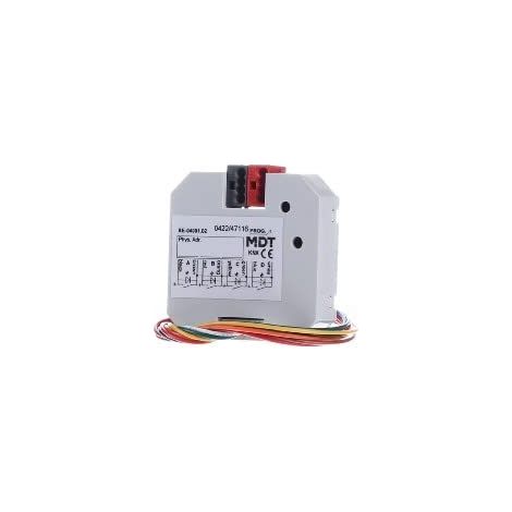 INTERFACE DE BOUTON KNX QUADRUPLE, LIBRE DE POTENTIEL BE-04001.02 MDT