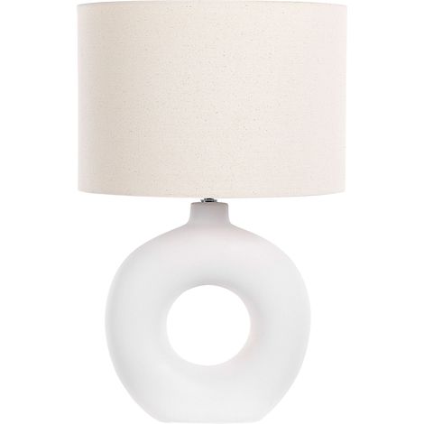 Table Lamp VENTA Ceramic White