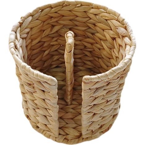 Panier à papier toilette tressé porte-papier étagère décorative (1/5)