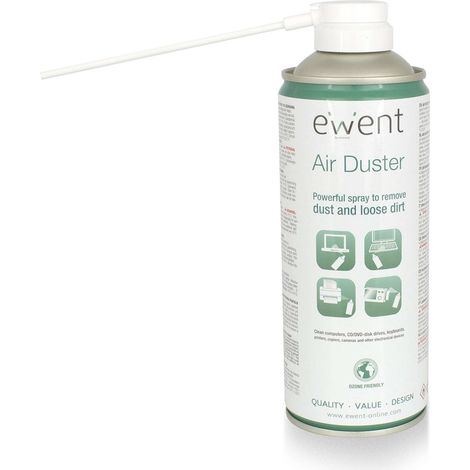 Ewent EW5601 kit per la pulizia Difficile da raggiungere Pulitore ad aria compressa per la pulizia delle attrezzature 400 ml (1/3)