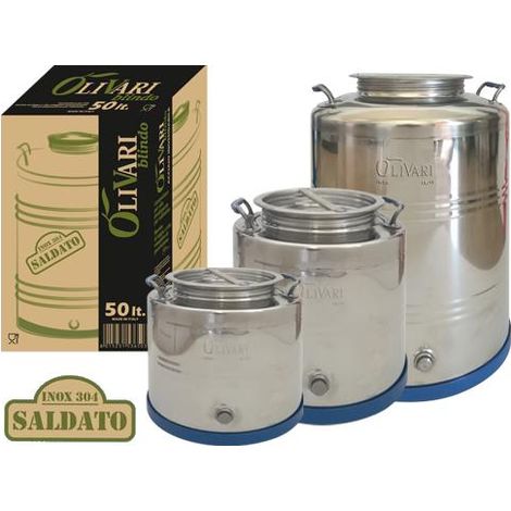 CONTENITORI INOX OLIVARI BLINDO LT.50