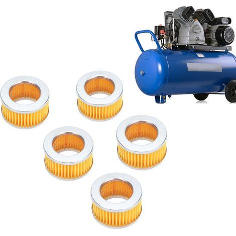 Kit de accesorios de repuesto de 5 piezas para filtro y silenciador de compresor de aire (1/5)