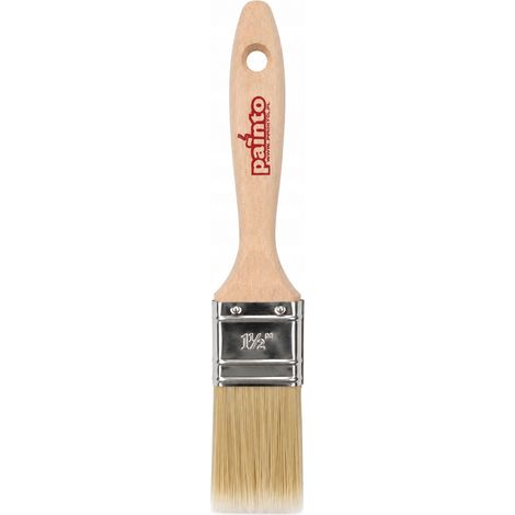 Pinceau plat droit en bois 3,8 cm 1 pc.