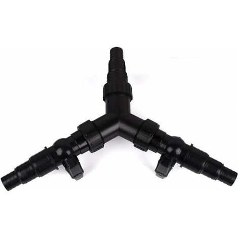 Distributore d'acqua a Y per pompa da laghetto Cst-02F 25/32/38 mm (1"/1 1/4"/1 1/2"), di DEBUNS (1/5)