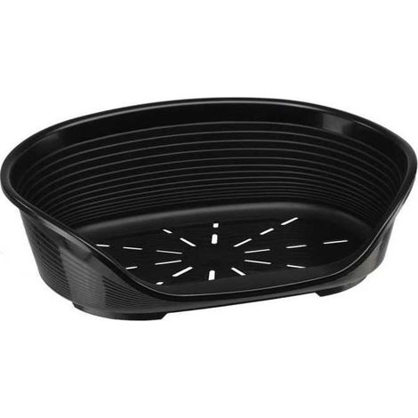 ferplast Siesta Deluxe cesta negra confortable para perro