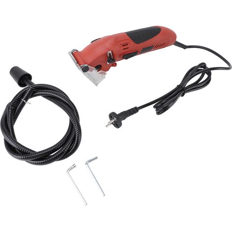 Mini scie circulaire 400W 3400RMP, Machine électrique filaire multifonctionnelle pour bois, métal, carrelage, PVC et plastique