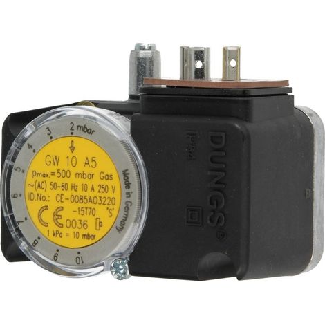 Pressostat Gaz Air Dungs GW10A5 (remplace GW10A2)