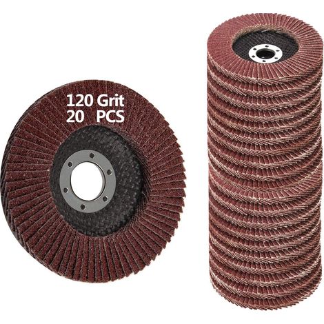 20pcs 4.5 inch - 120 grit sanding discs 4 1/2 assorted sanding discs, aluminum oxide abrasives, sanding disc (1/3)